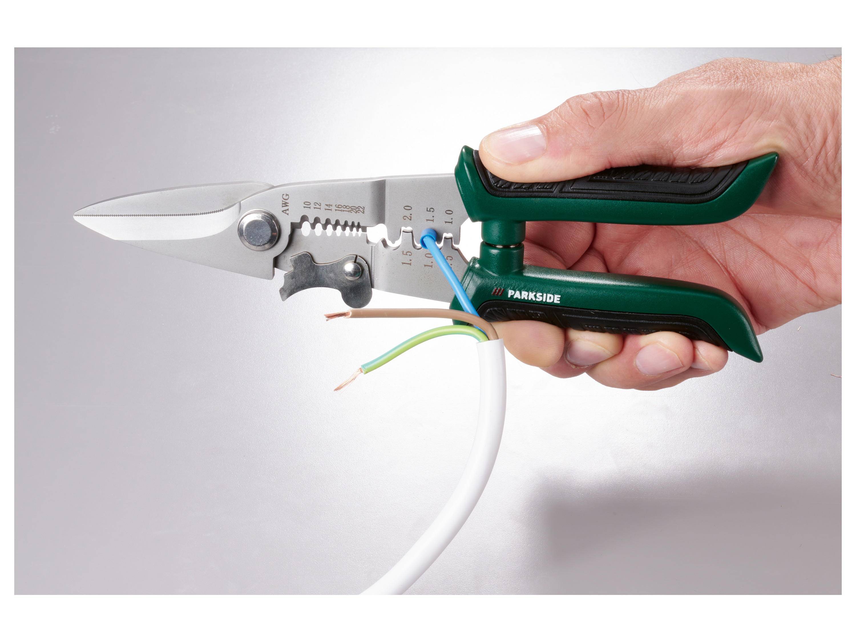 Thumbnail - PARKSIDE® Multi-Abisolierzange 180 mm / Kabelschere 180 mm / Kabelschere 205 mm (Kabelschere 205 mm)