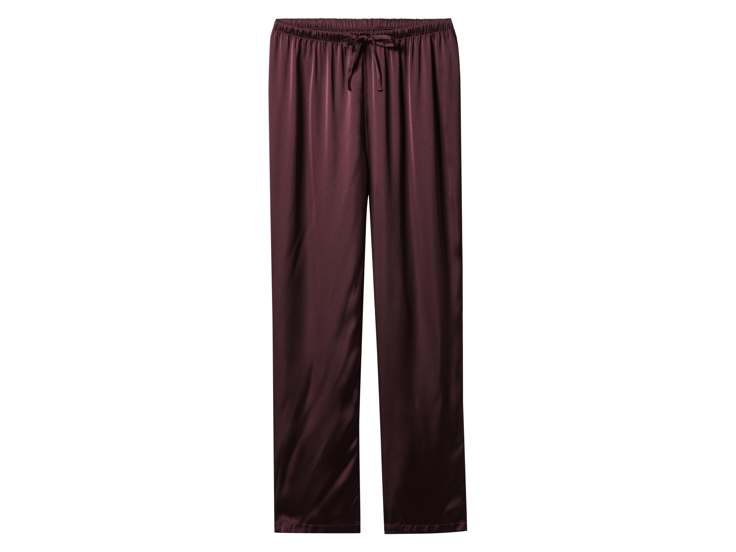 Thumbnail - esmara® Damen Satin-Pyjama (Burgunderrot, L(44/46))