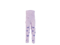 Lila Kinderstrumpfhose mit Herzmuster