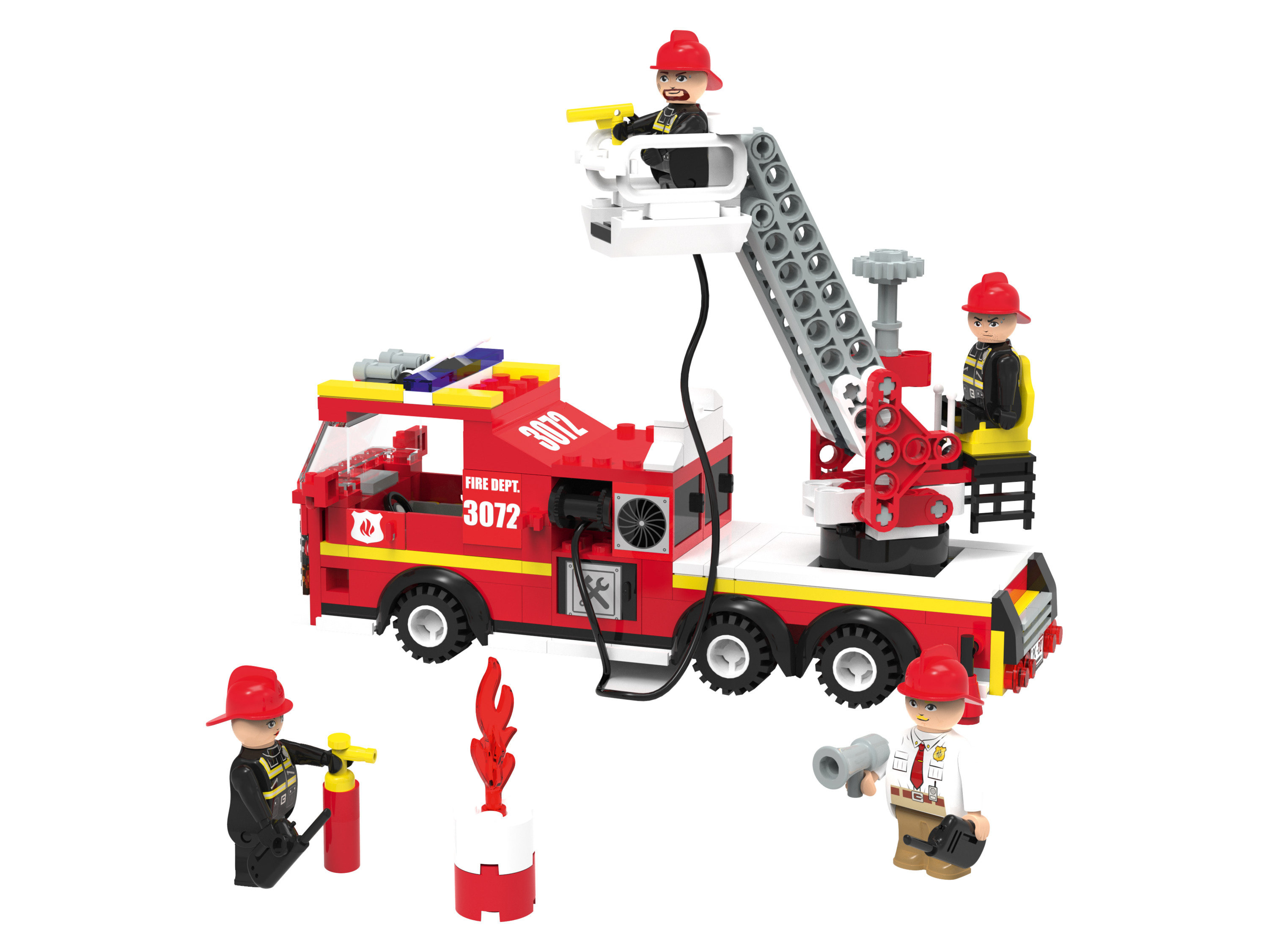 Thumbnail - lupilu® Clippys Set M (Feuerwehrleiterwagen)