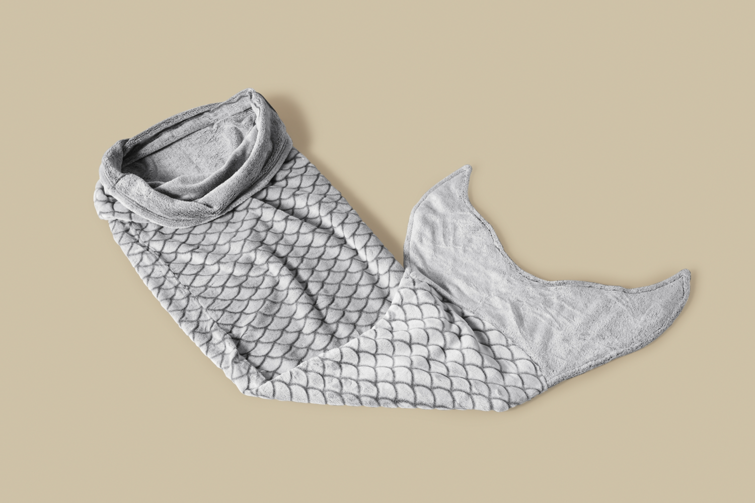 Thumbnail - LIVARNO® Kuscheldecke Meerjungfrau 60 x 180 cm (Anthrazit)