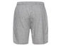 Graue Shorts mit elastischem Bund.