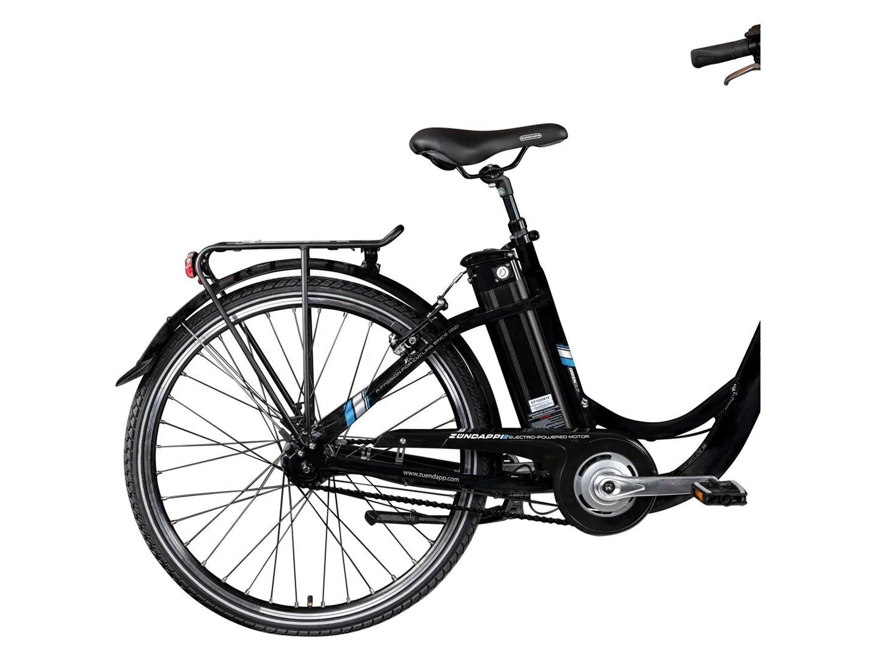 Thumbnail - Zündapp City E.Bike Green 3.7 (Schwarz/blau, 26"")"