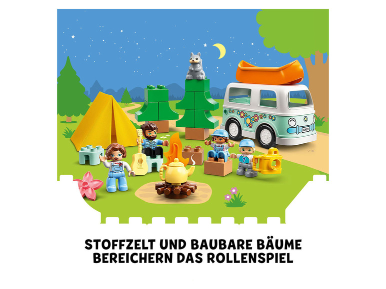Gehe zu Vollbildansicht: LEGO® DUPLO® 10946 »Familienabenteuer mit Campingbus« - Bild 9