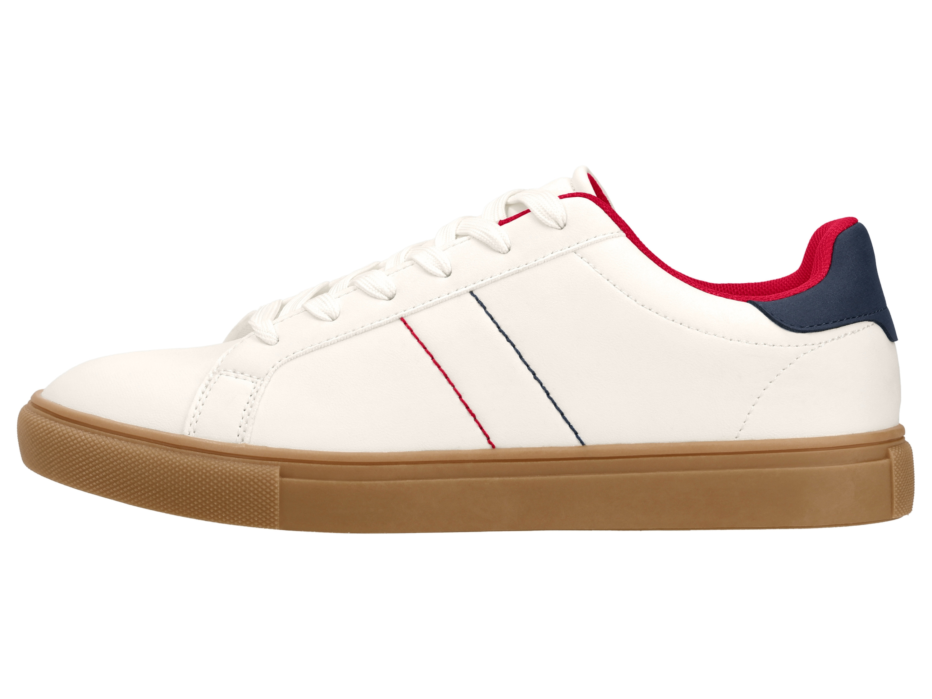 Thumbnail - esmara Men Herren Sneaker (weiß/rot/navy, 41)