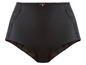 Schwarze Unterhose mit Spitze.