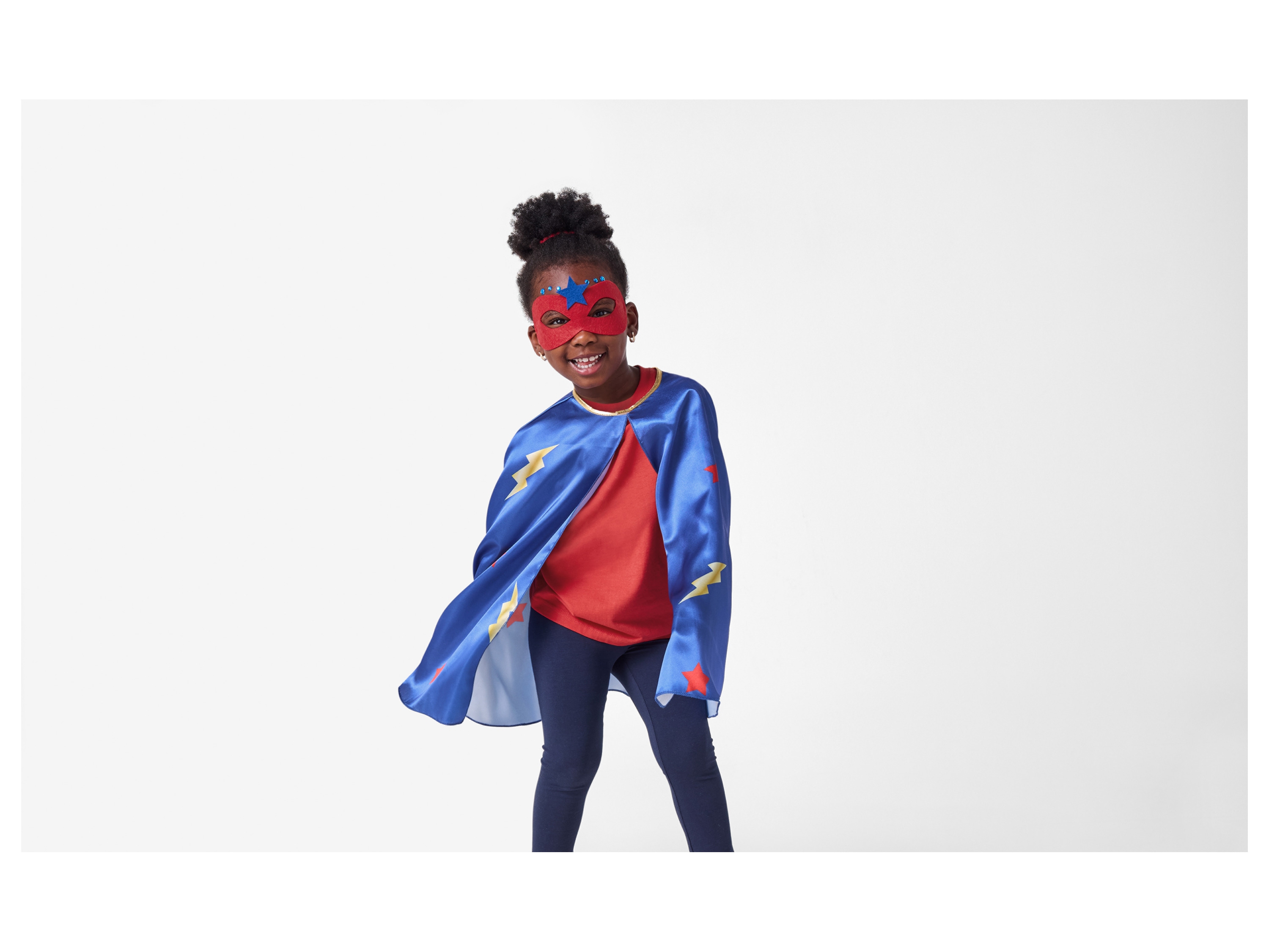 Kinder Kleinkinder Mädchen Jungen Kostüm Set (Superheld, 110/116) – Bild 2 von 4