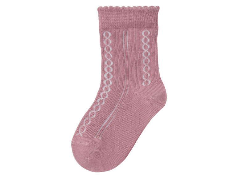 Gehe zu Vollbildansicht: lupilu Kleinkinder Mädchen Socken, 5 Paar, mit Bio-Baumwolle - Bild 5