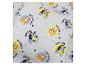 Kissen mit Cartoon-Charakter-Print und den Worten „Hello“, „Hooray“, „Let's Play“.