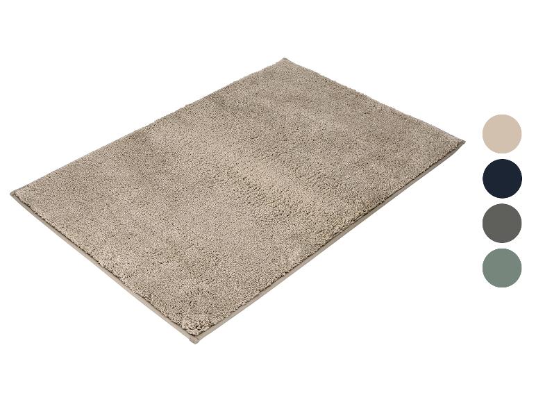 Beiger Badteppich mit Farbpalette