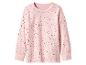 Rosa Langarm-T-Shirt mit Punkten für Kinder