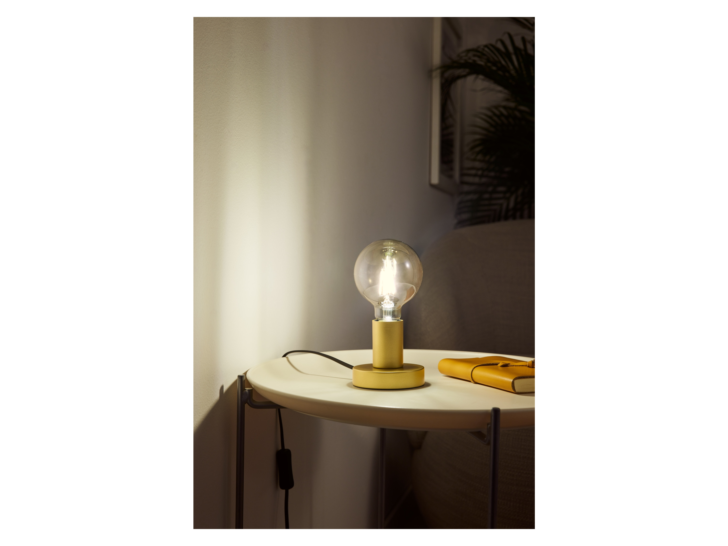 Thumbnail - LIVARNO home Tischleuchte Kugel (Tischleuchte gold)