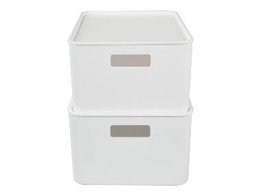 W5 Boxen mit Deckel, 35x26x15 cm, Ca. 10,4 L