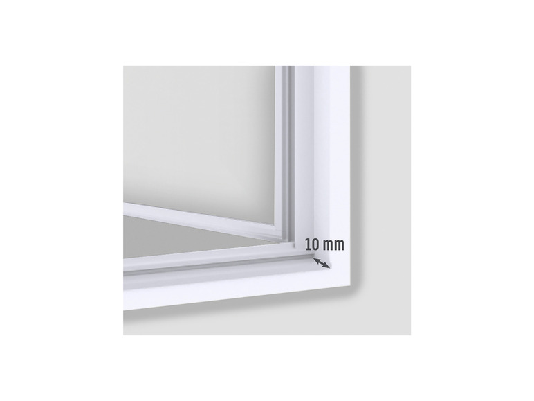 Gehe zu Vollbildansicht: LIVARNO home Insektenschutzfenster, magnetisch, 110 x 130 cm mit Blend- und Sonnenschutz - Bild 4