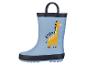Blaue Gummistiefel mit Giraffen-Motiv