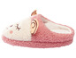 Rosa Hausschuhe mit Lamm-Ohren.