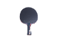 Schwarz-roter Tischtennisschläger mit gestreiftem Griff, mit „DESTO NEXT“ und „MADE IN GERMANY“.