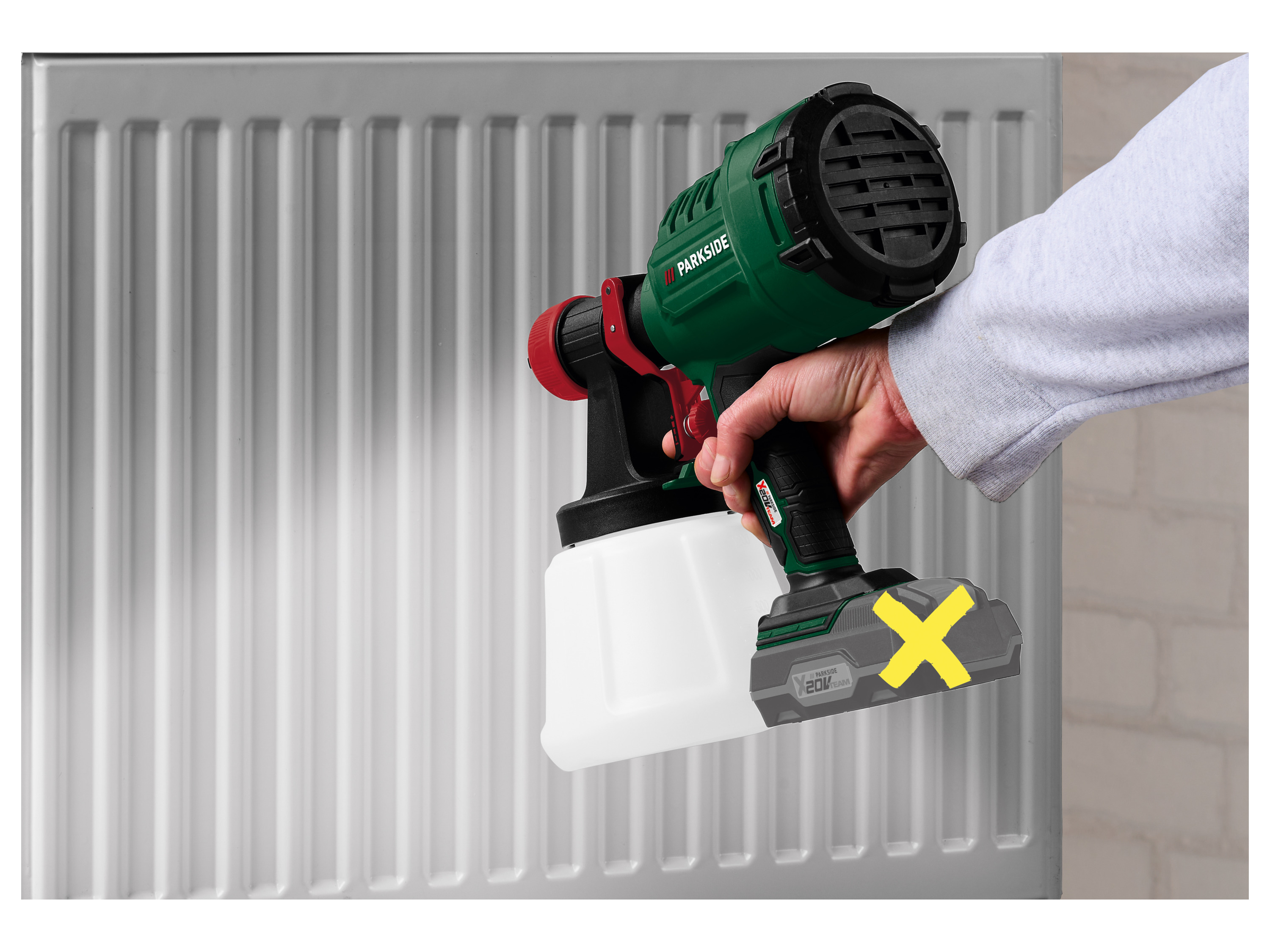 Thumbnail - PARKSIDE® 20 V Akku-Farbspritzpistole »PFSA 20-Li B2«, ohne Akku und Ladegerät