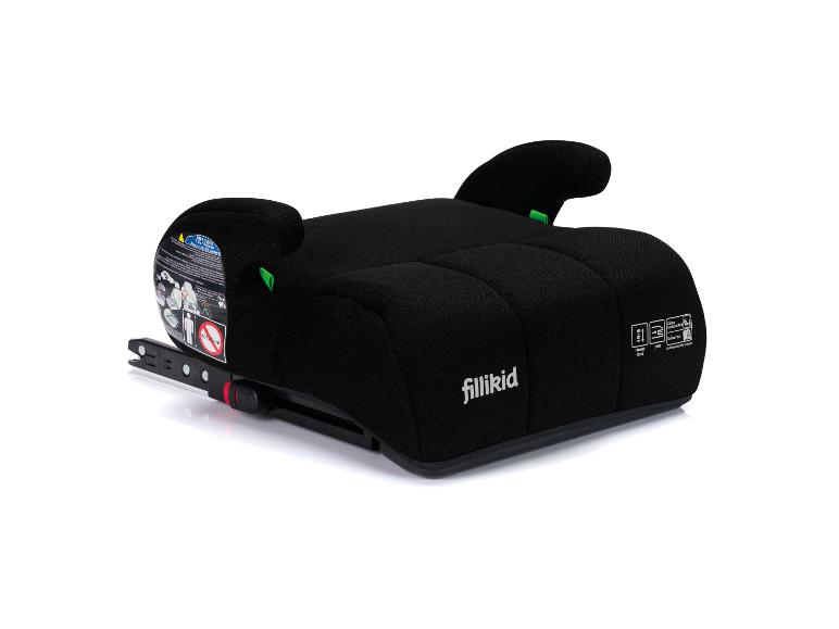 Schwarzer Fillikid Kindersitz für Kinder von 6-12 Jahren
