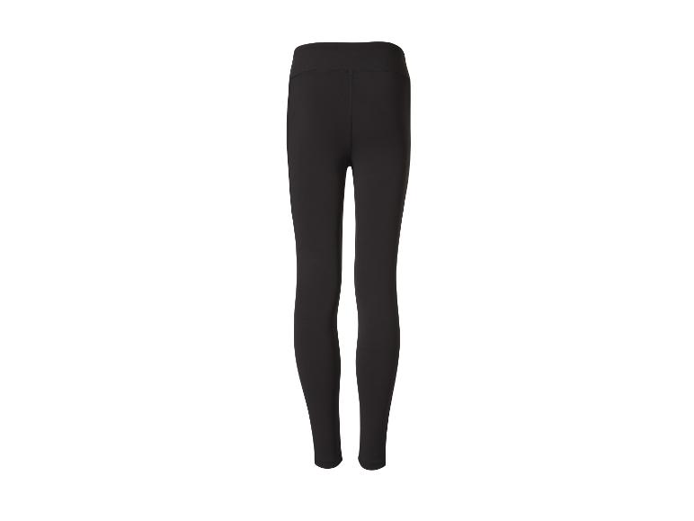 Schwarze Damen-Sportleggings, Rückansicht