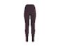 Dunkellila Damen-Leggings, Rückansicht