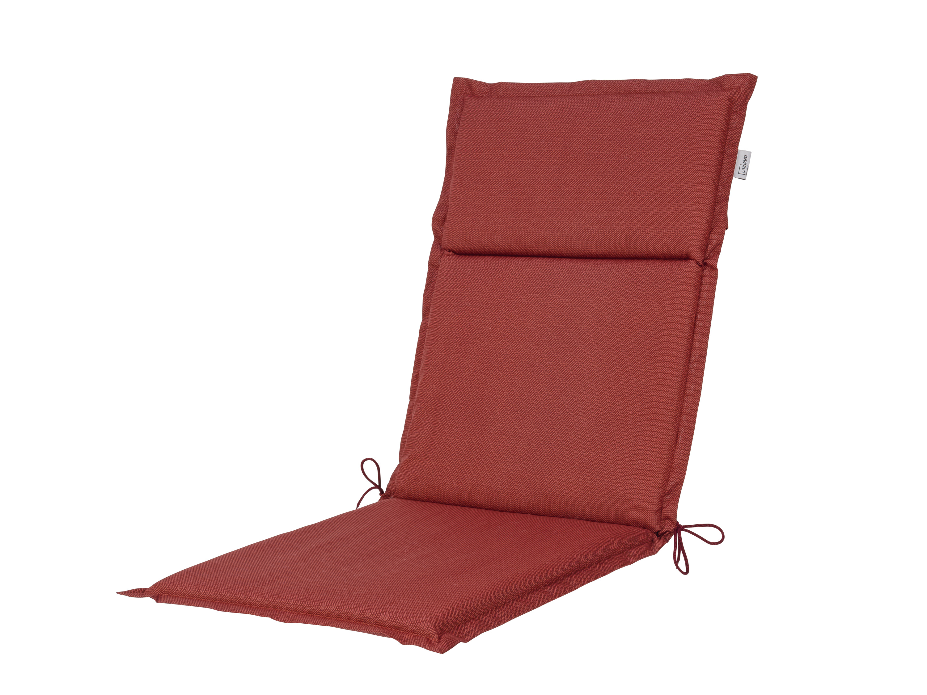 LIVARNO® Polsterauflage Houston Niedriglehner (Rot)