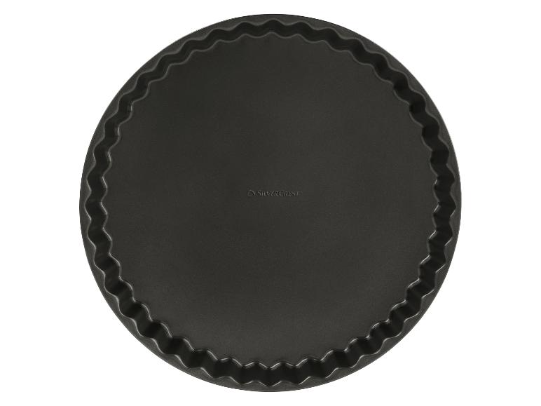 Dunkle SilverCrest Backform mit gewelltem Rand.