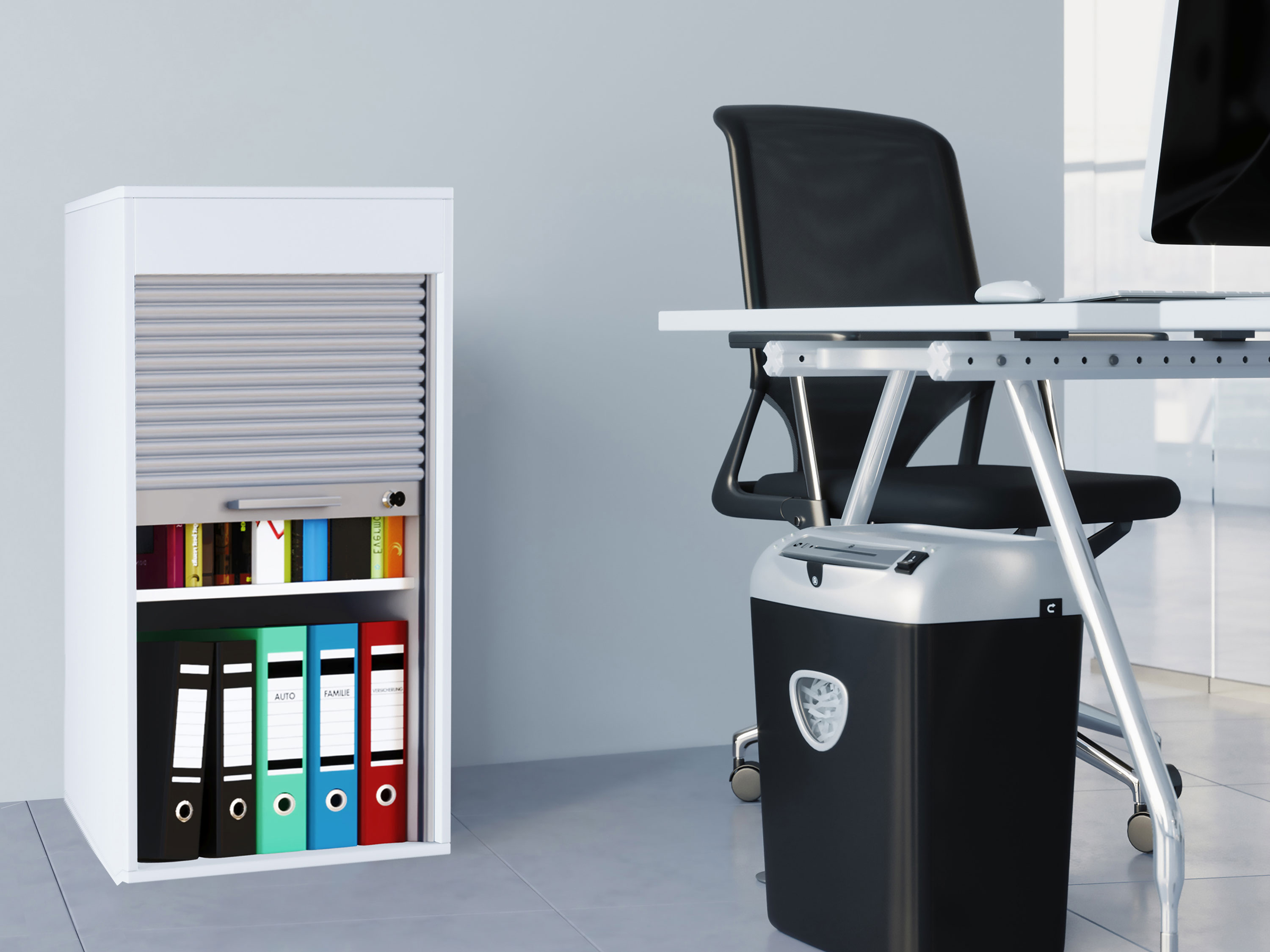 VCM Aktenschrank Aktos (Weiß) – Bild 2 von 4