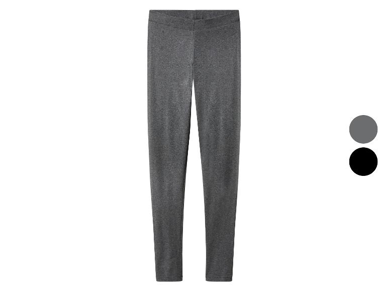 Graue Leggings mit zwei Farboptionen: Grau und Schwarz.