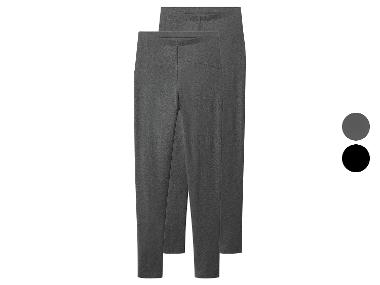 esmara® Damen Umstandsleggings, 2 Stück