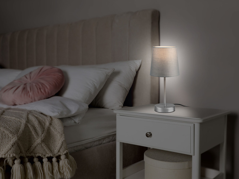 Gehe zu Vollbildansicht: LIVARNO home LED Tischleuchte mit Textilschirm - Bild 7