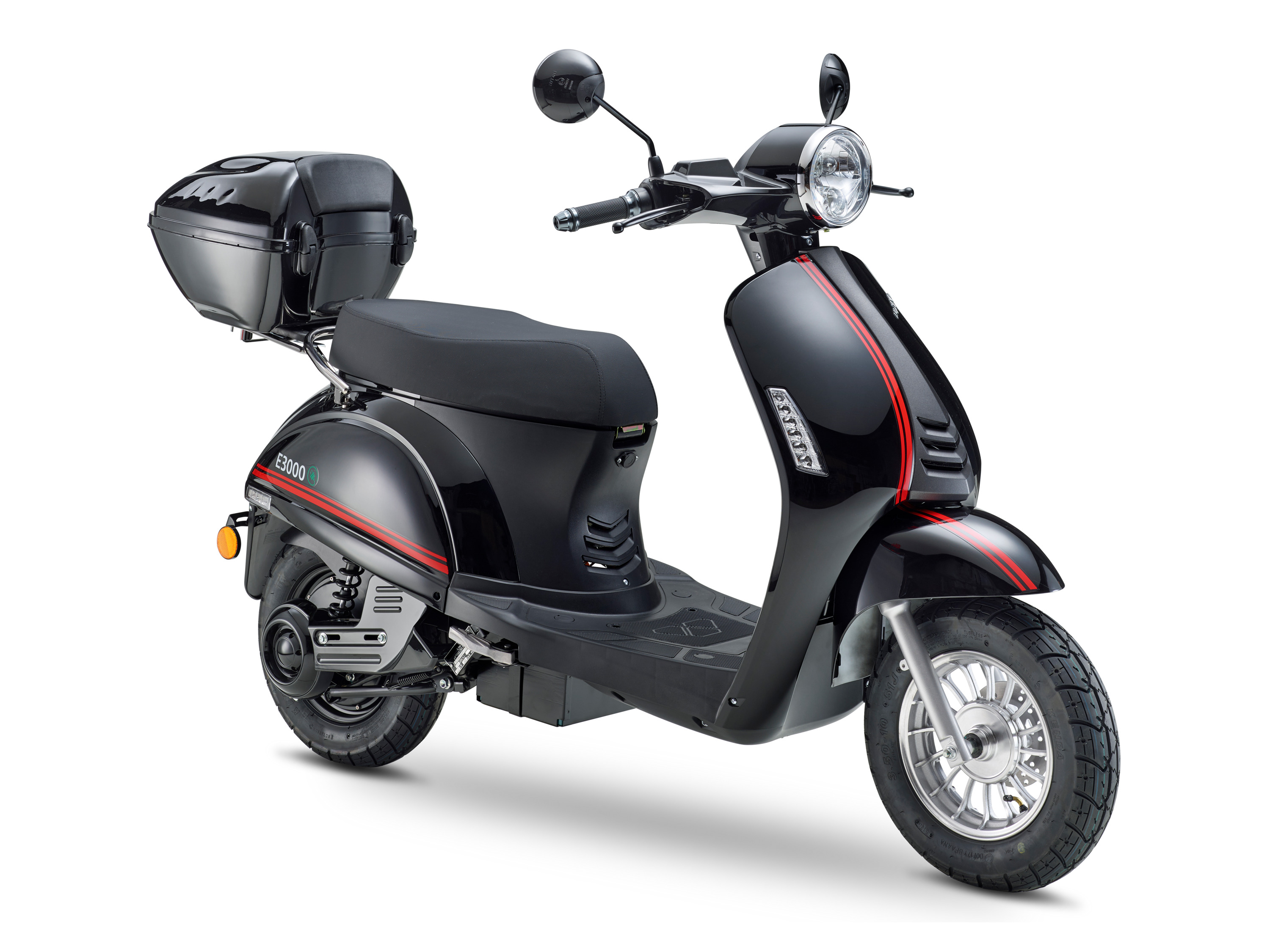 LUXXON E-Roller E3000 (45 km/h, Schwarz)""