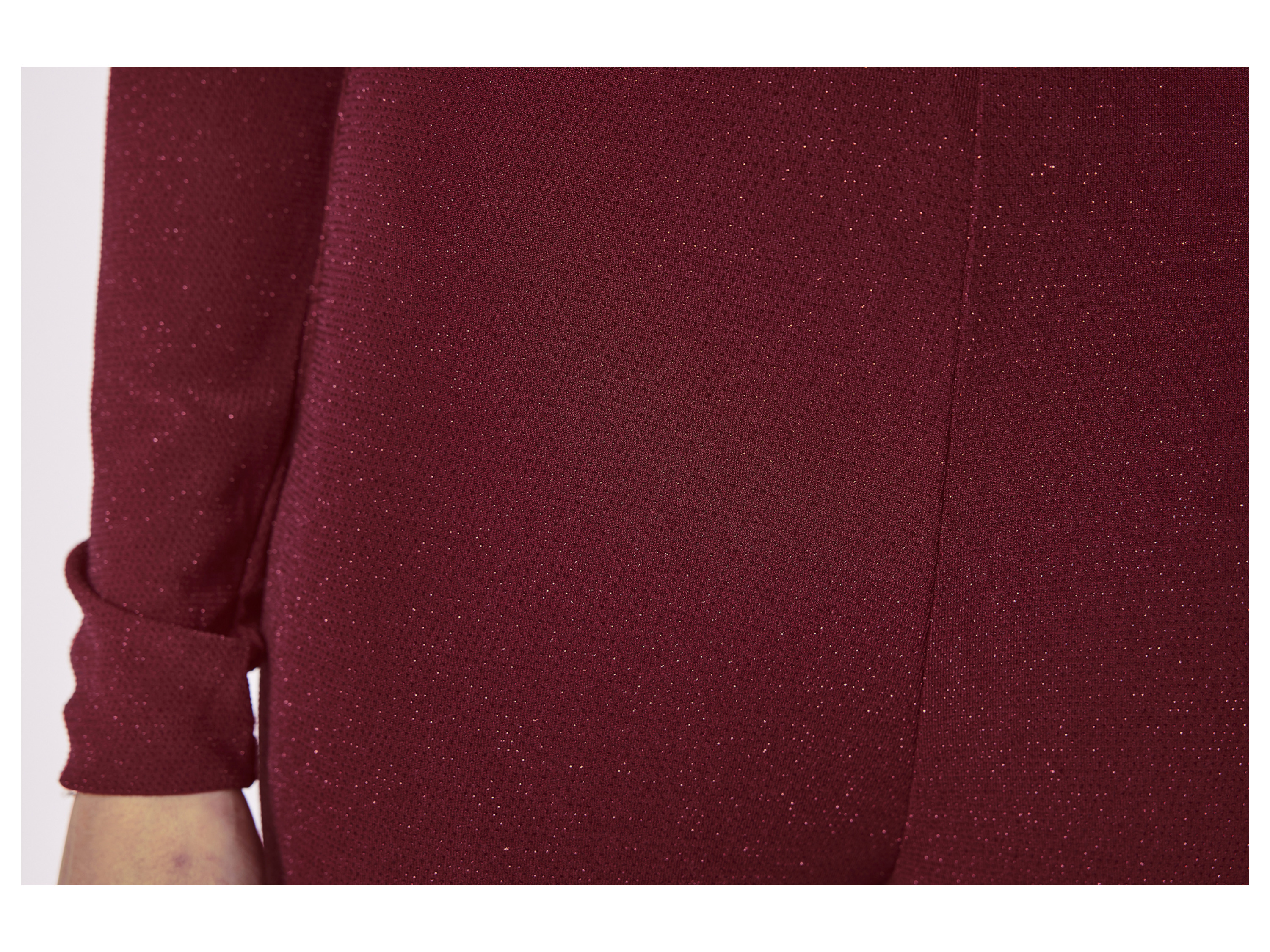 Thumbnail - esmara® Damen Wide-Leg-Hose (Burgunder, L(44/46))