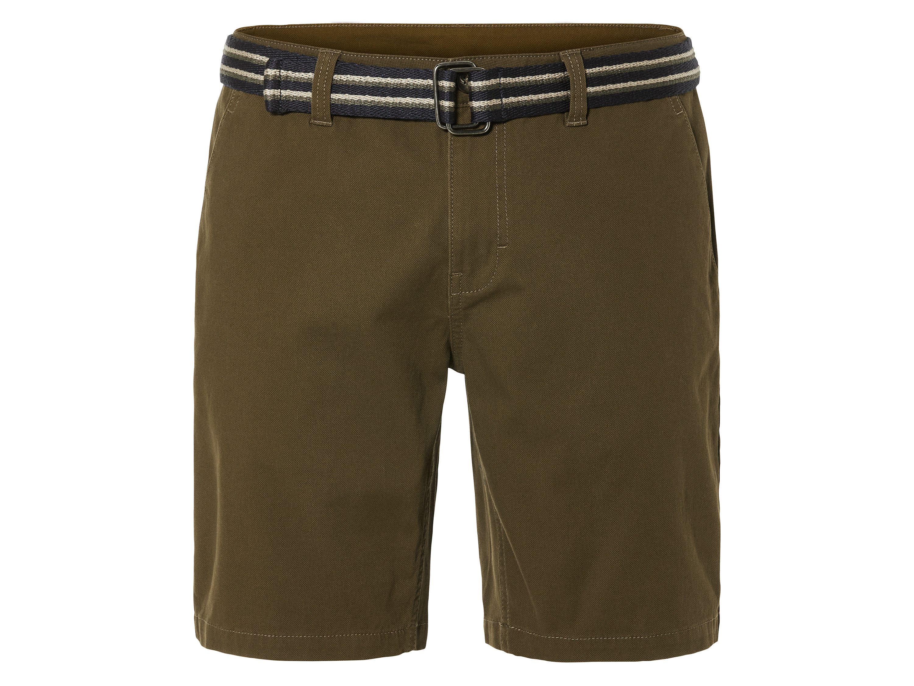 LIVERGY® Herren Shorts (48, olive) | 04335747021879