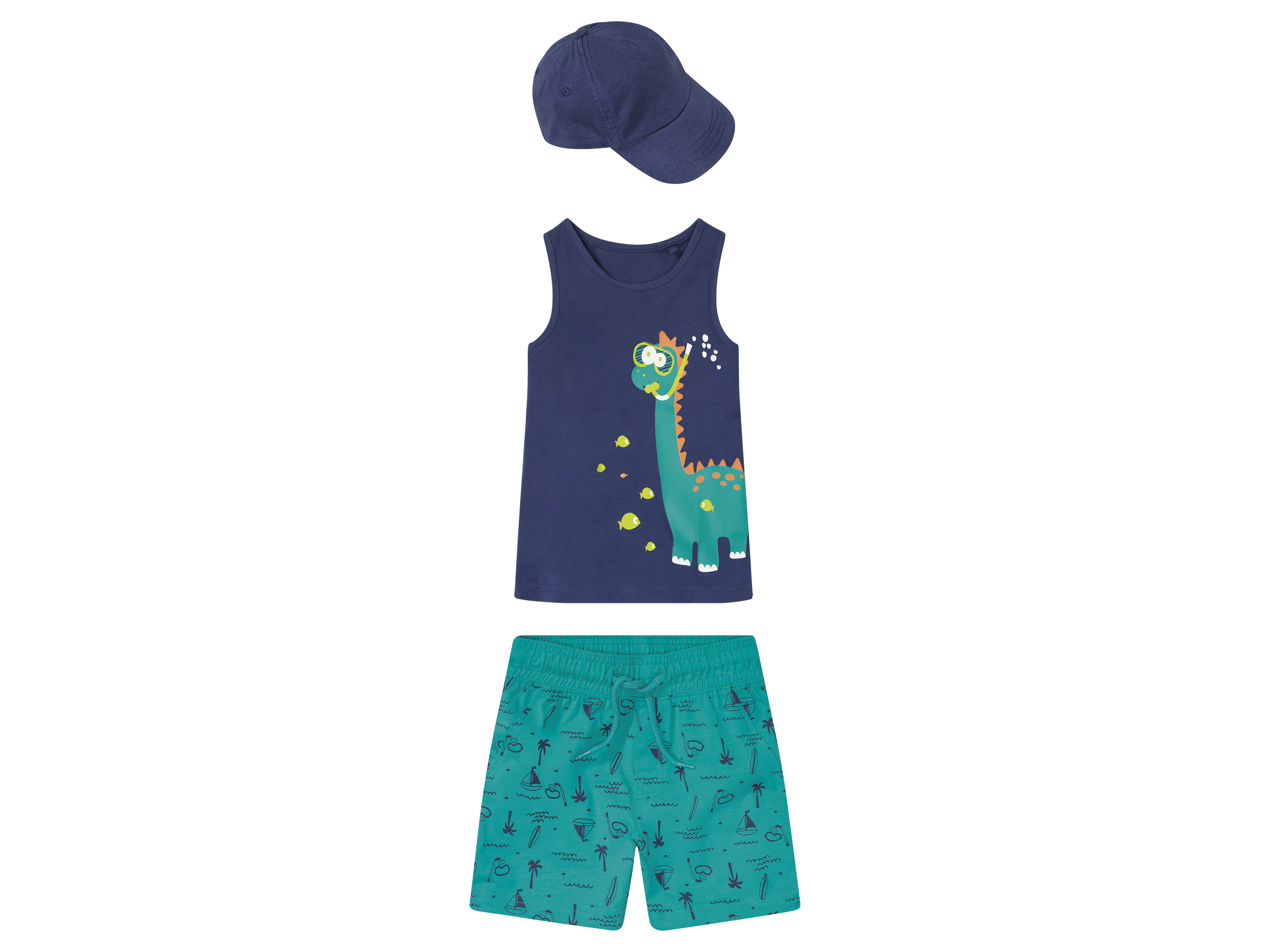 lupilu® Kleinkinder Set (marine/türkis, 122/128) | 04055334769969