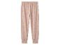 Hellrosa Pyjamahose mit Katzenmuster.