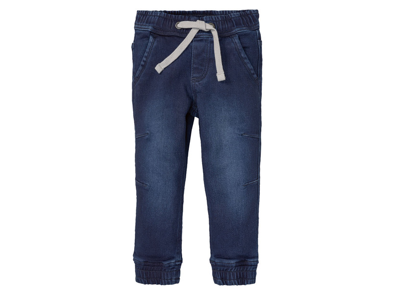 Gehe zu Vollbildansicht: lupilu Kleinkinder Jungen Sweatdenim-Jeans mit Bündchen - Bild 2