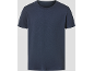 Einfaches dunkelblaues Herren-T-Shirt mit kurzen Ärmeln