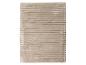 Beige gerippte Fleecedecke
