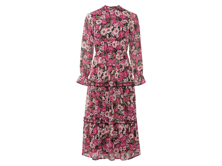 Gehe zu Vollbildansicht: esmara Damen Kleid aus leichter Chiffon-Qualität - Bild 2