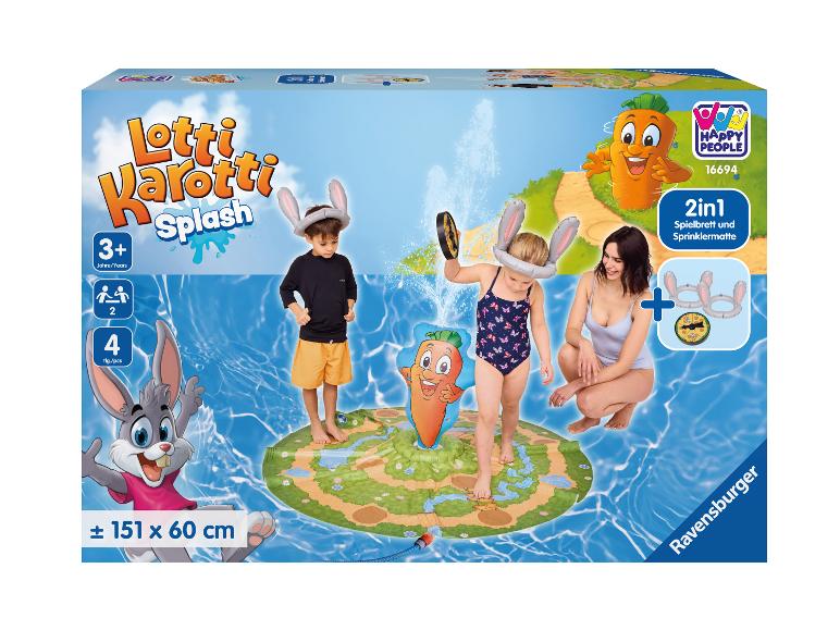 Lotti Karotti Splash 2in1 Spielbrett und Sprinklermatte von Ravensburger