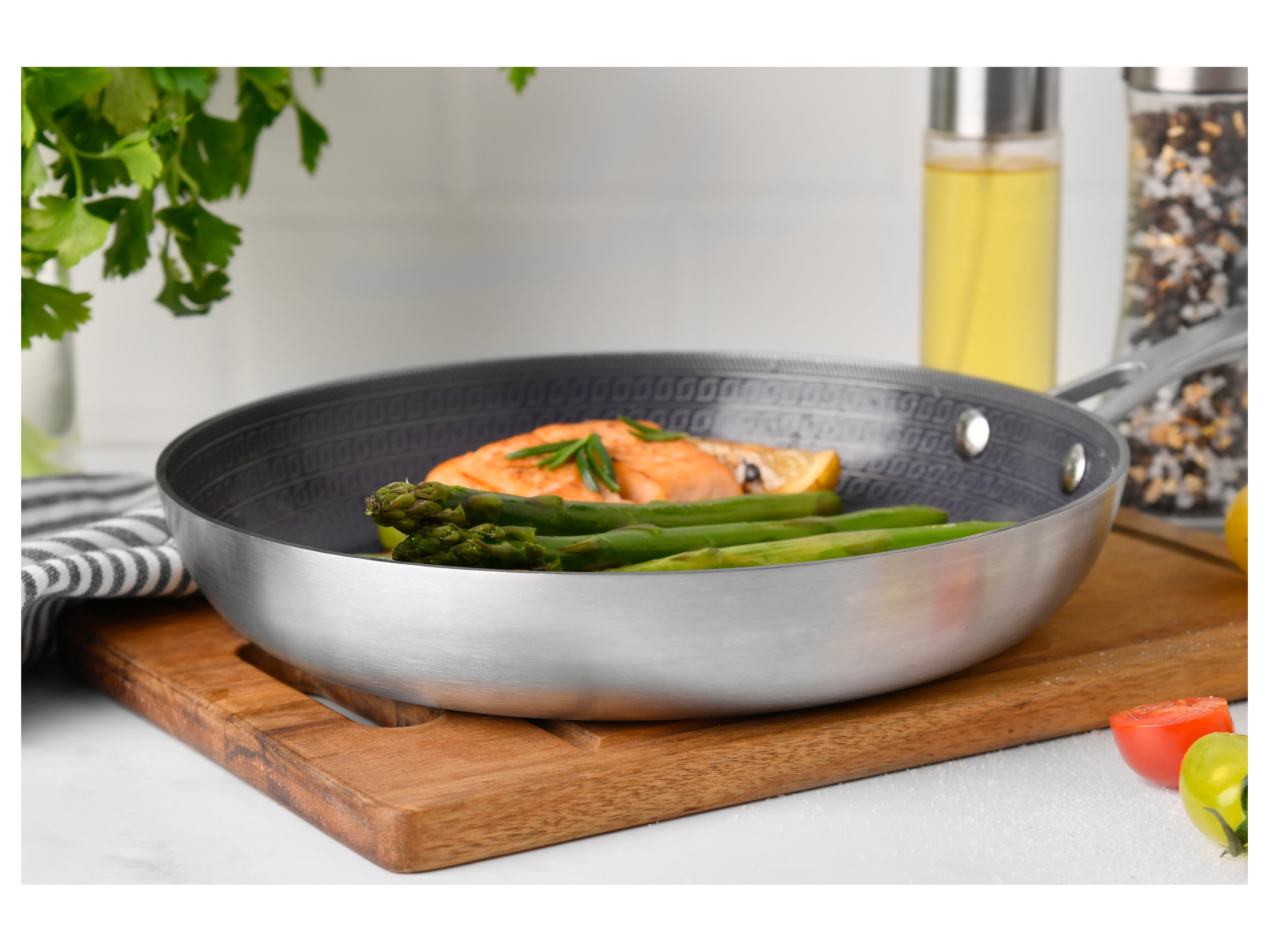 Thumbnail - Masterpro Edelstahl-Bratpfanne, Ø 24 cm""