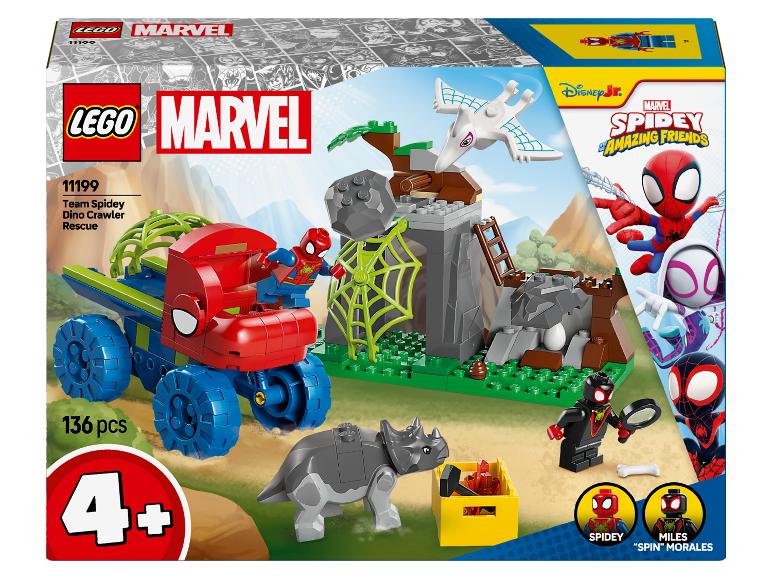 LEGO Marvel Spidey und seine Super-Freunde Dino Crawler Rescue Set.