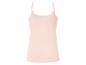 Damen-Spaghettiträger-Top in Rosa, Rückansicht.