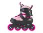 Pinke und schwarze Kinder-Inlineskates