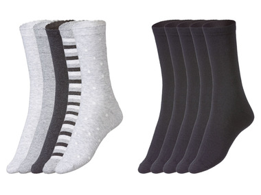 ESMARA® Damen Socken, 5 Paar, mit Baumwolle