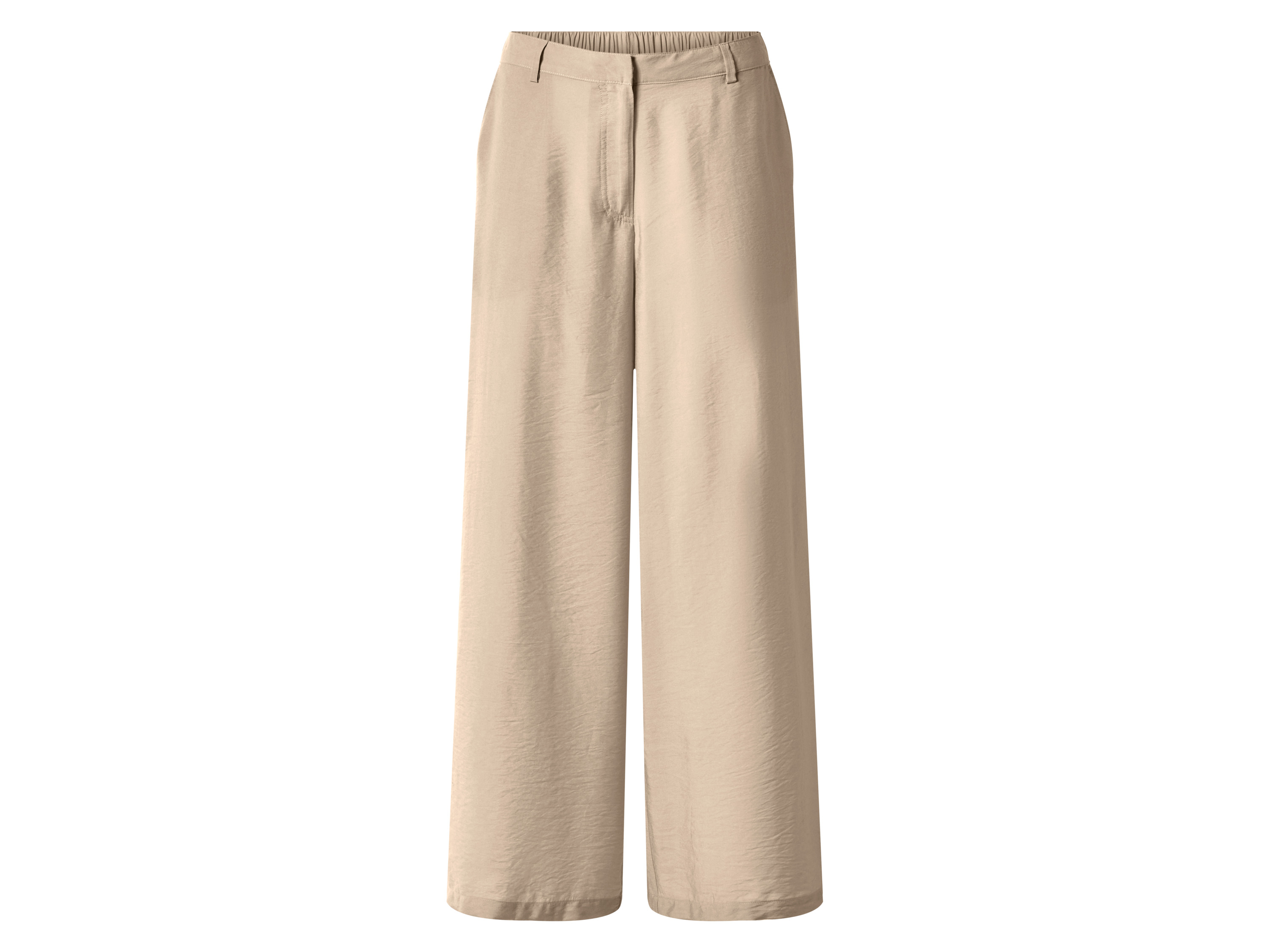 ESMARA® Damen Wide-Leg-Hose (Braun, S (36/38))
