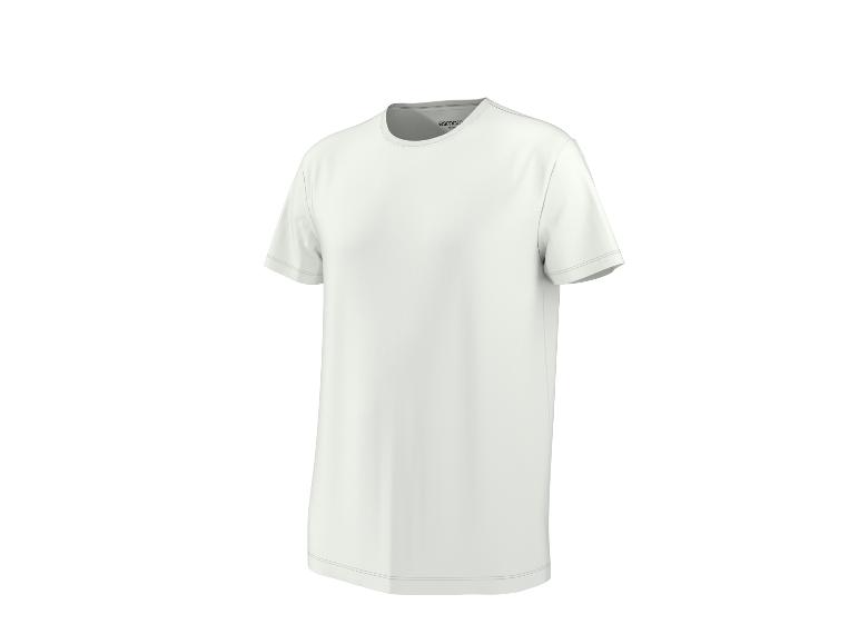 Weißes kurzärmeliges Herren-T-Shirt