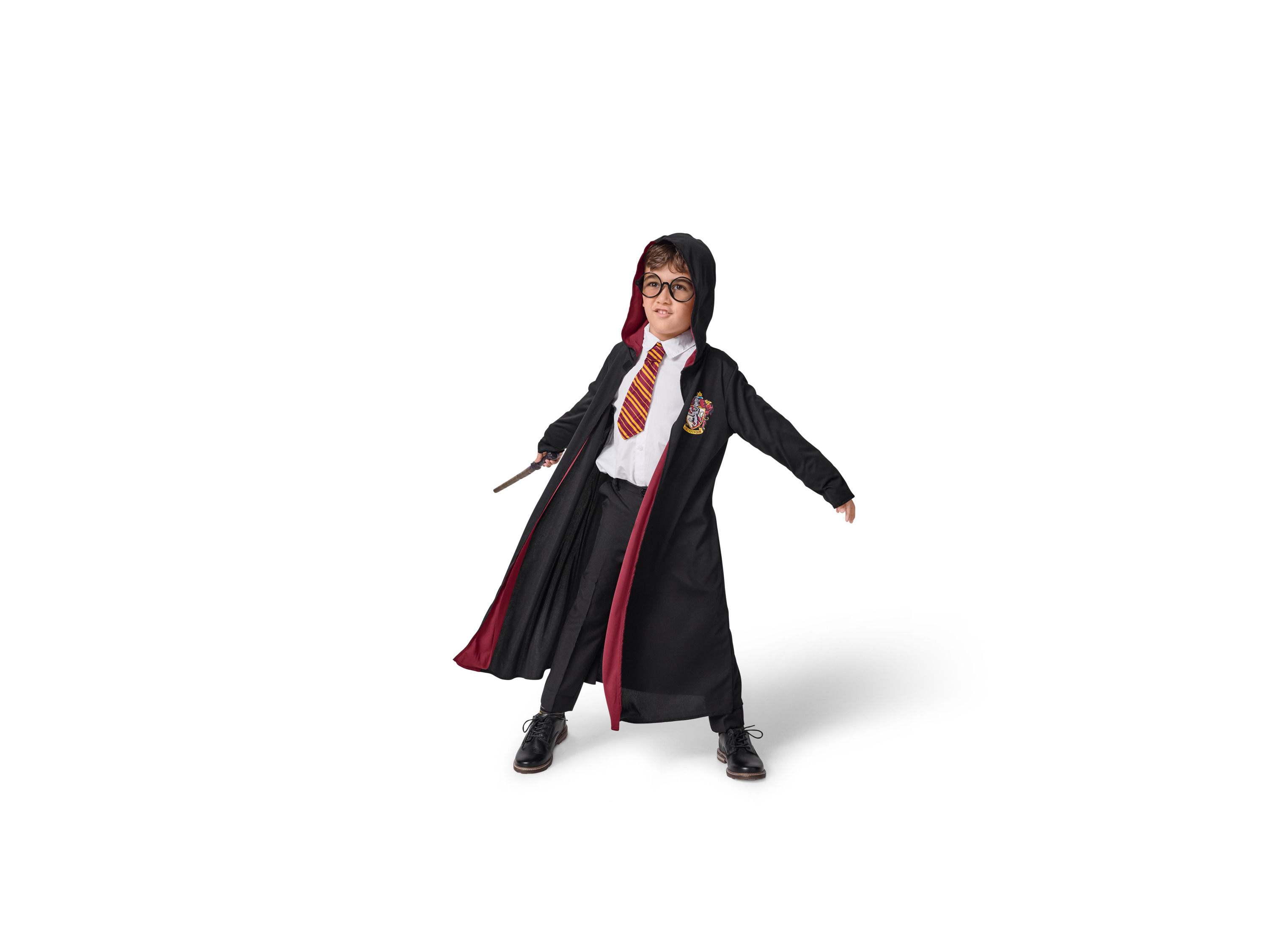 Kleinkinder/Kinder Mädchen/Jungen Harry Potter Kostüm (98/104 (3-4 Jahre)) – Bild 4 von 4
