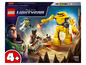 Lego Lightyear Set mit gelbem Zyklops-Roboter und Buzz Lightyear Minifigur.